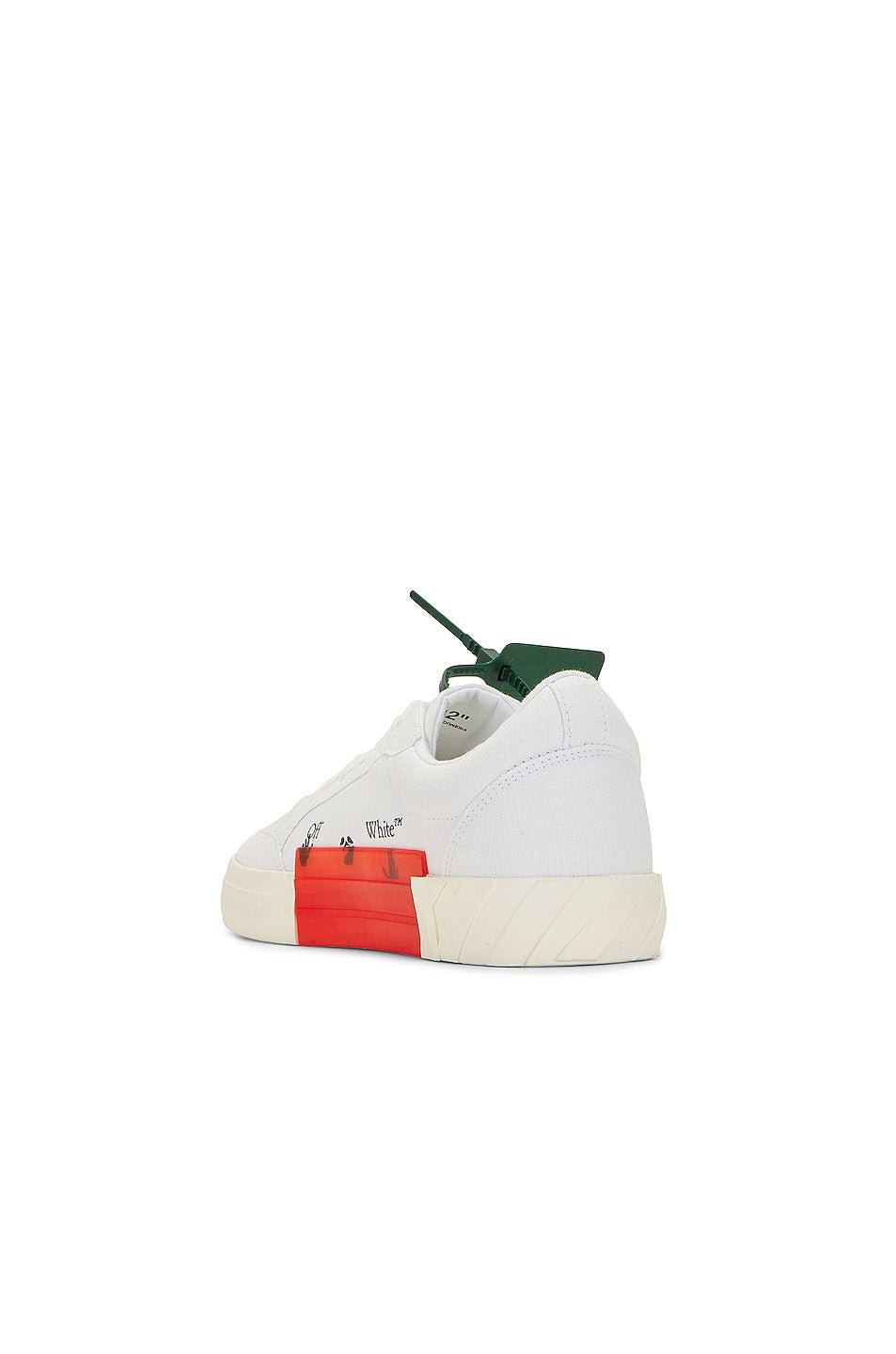 Off-White Vulcanised Canvas Trainers - White & Black - Escape Menswear