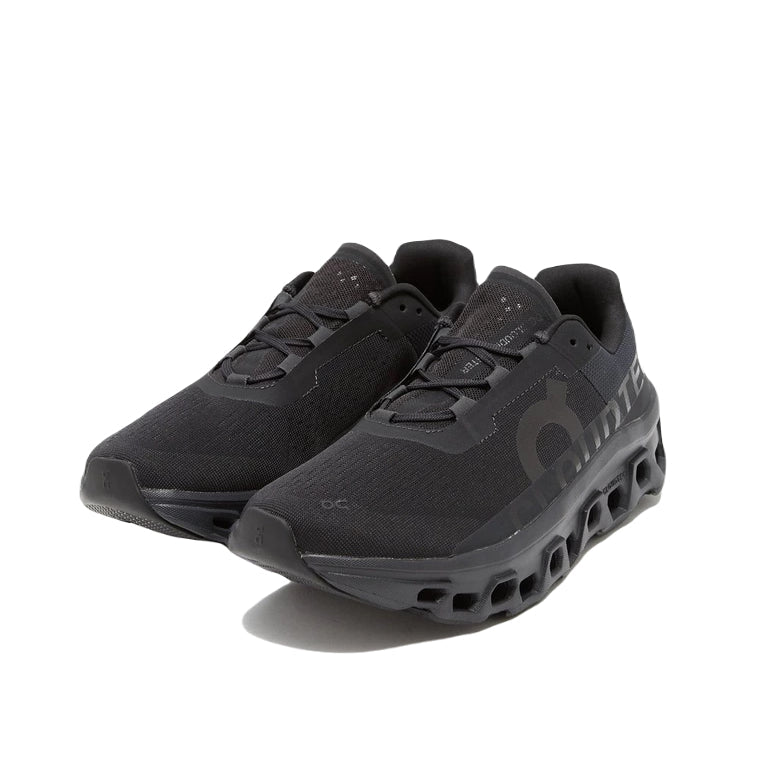 On Running Cloudmonster Trainers - All Black - Escape Menswear