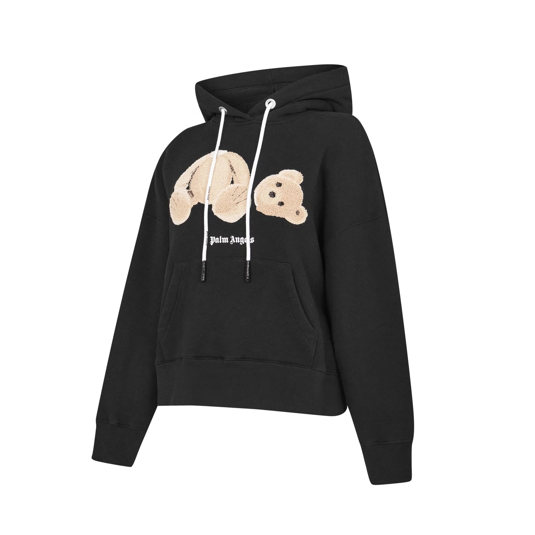 Palm Angels Bear Logo Hoodie - Black - Escape Menswear