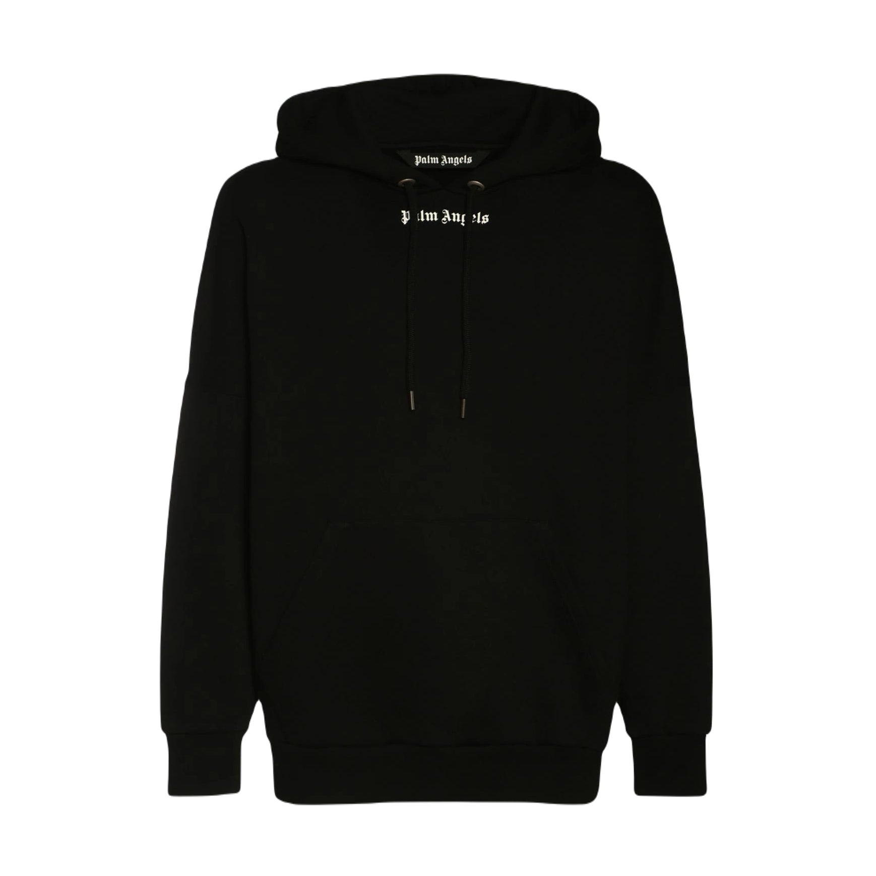 Palm Angels Classic Logo Hoodie - Black - Escape Menswear