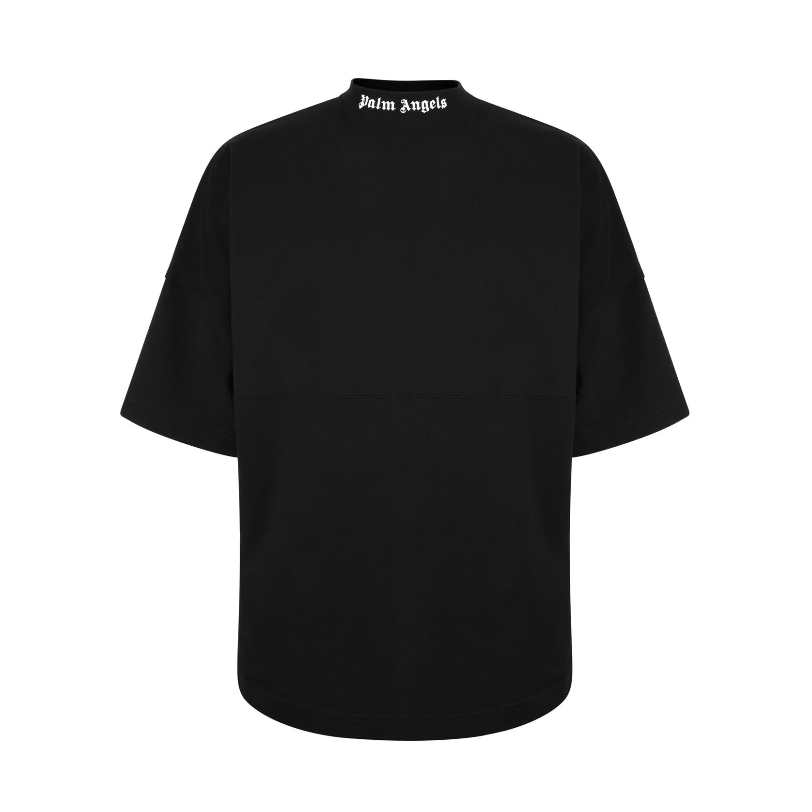 Palm Angels Classic Logo T-Shirts - Black White - Escape Menswear