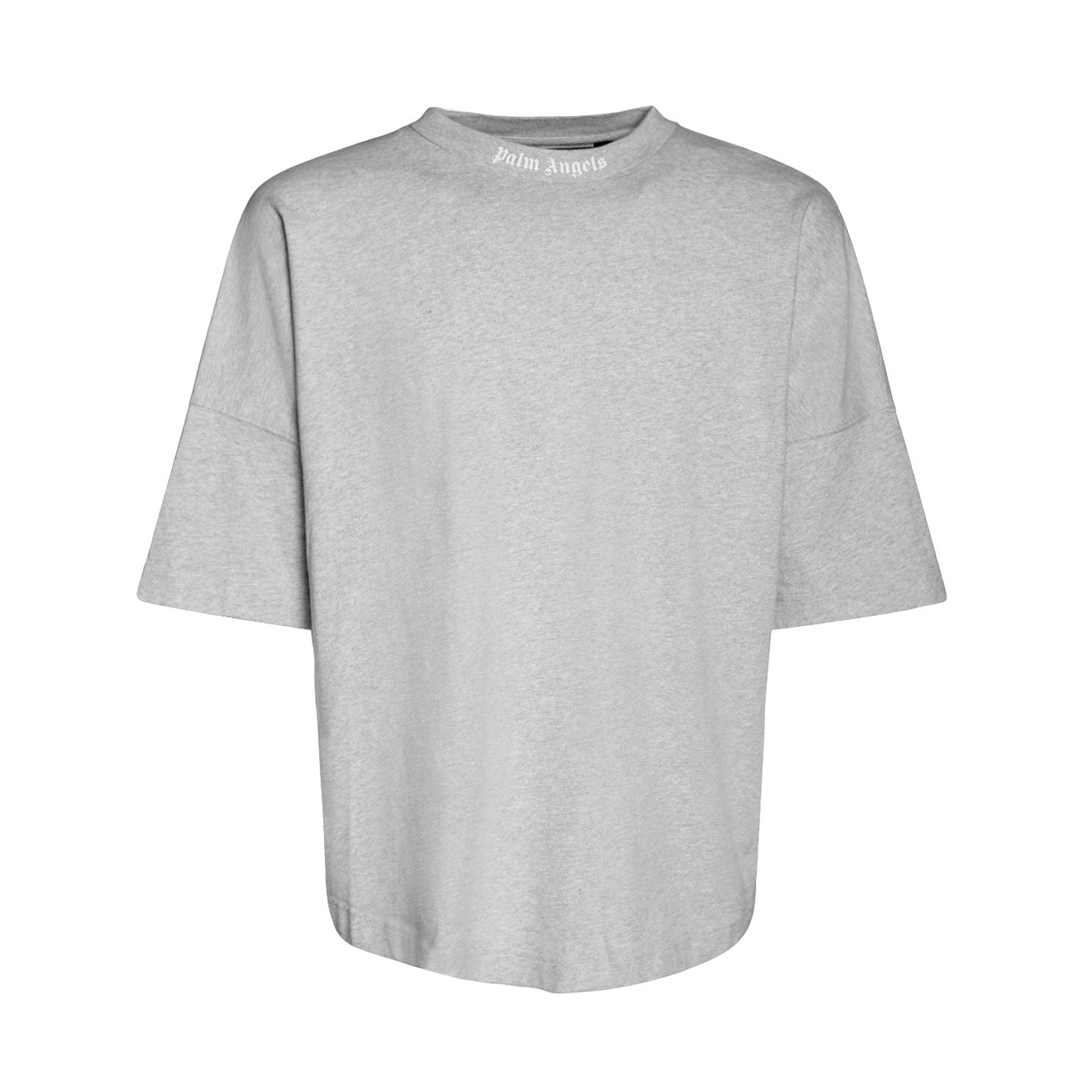 Palm Angels Classic Logo T-Shirts - Mel Grey Wht - Escape Menswear