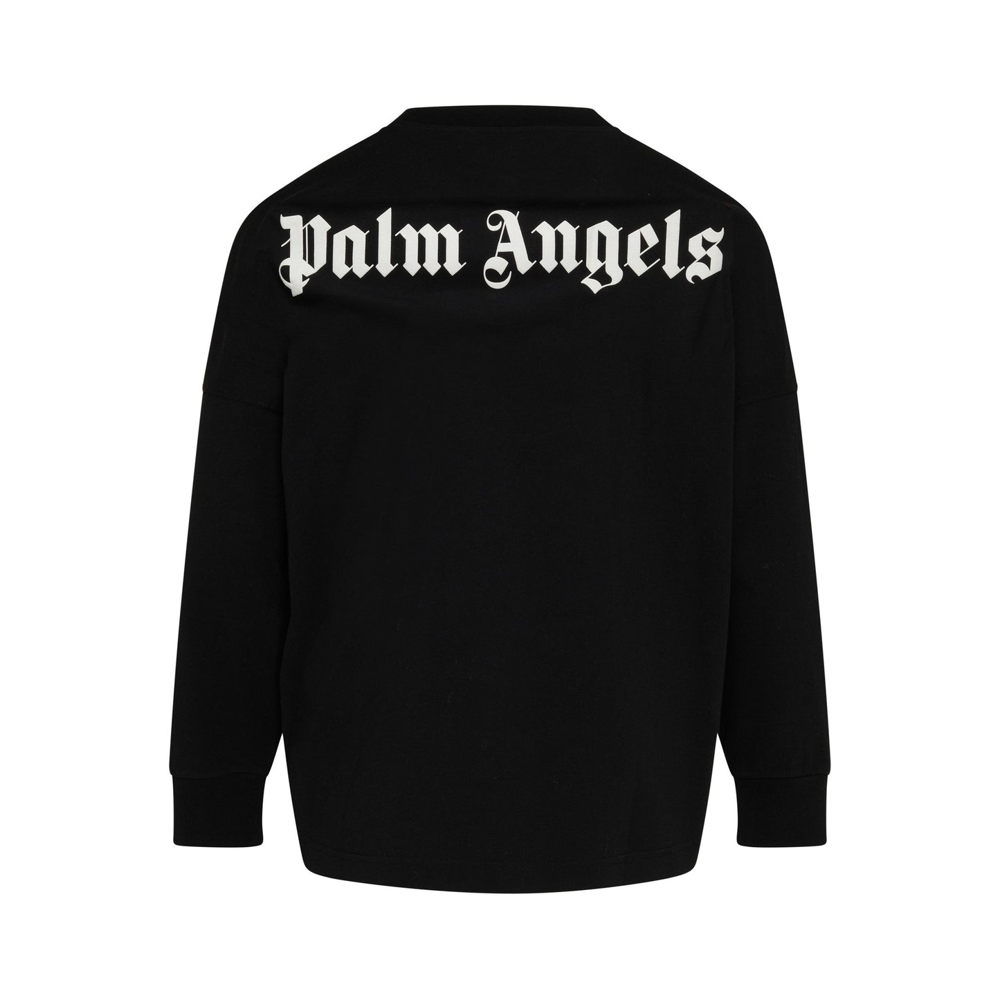 Palm Angels Clsc Log LS T - Black/Wht - Escape Menswear