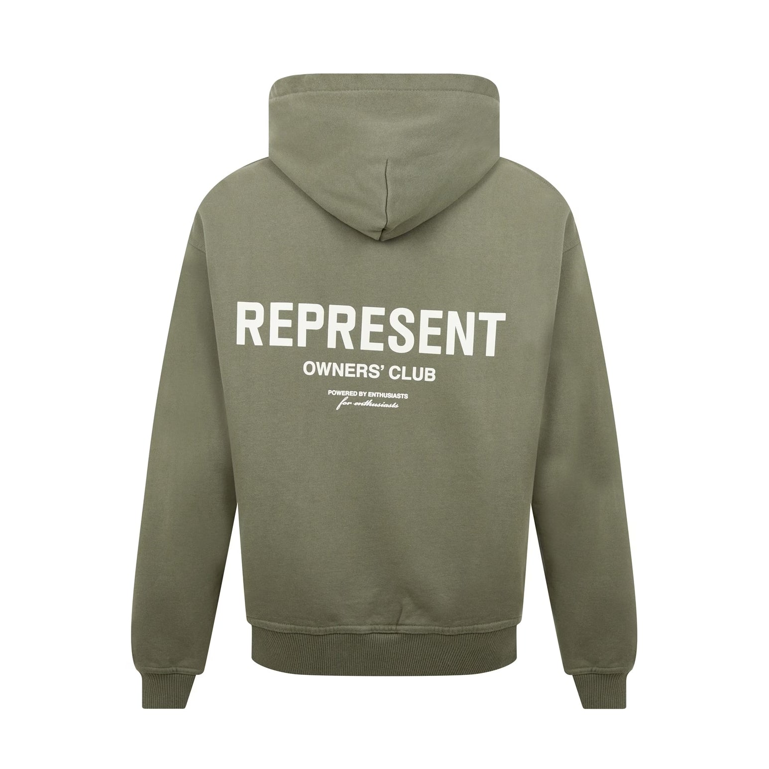 Represent Owners Club Hoodie - 07 Olive - Escape Menswear