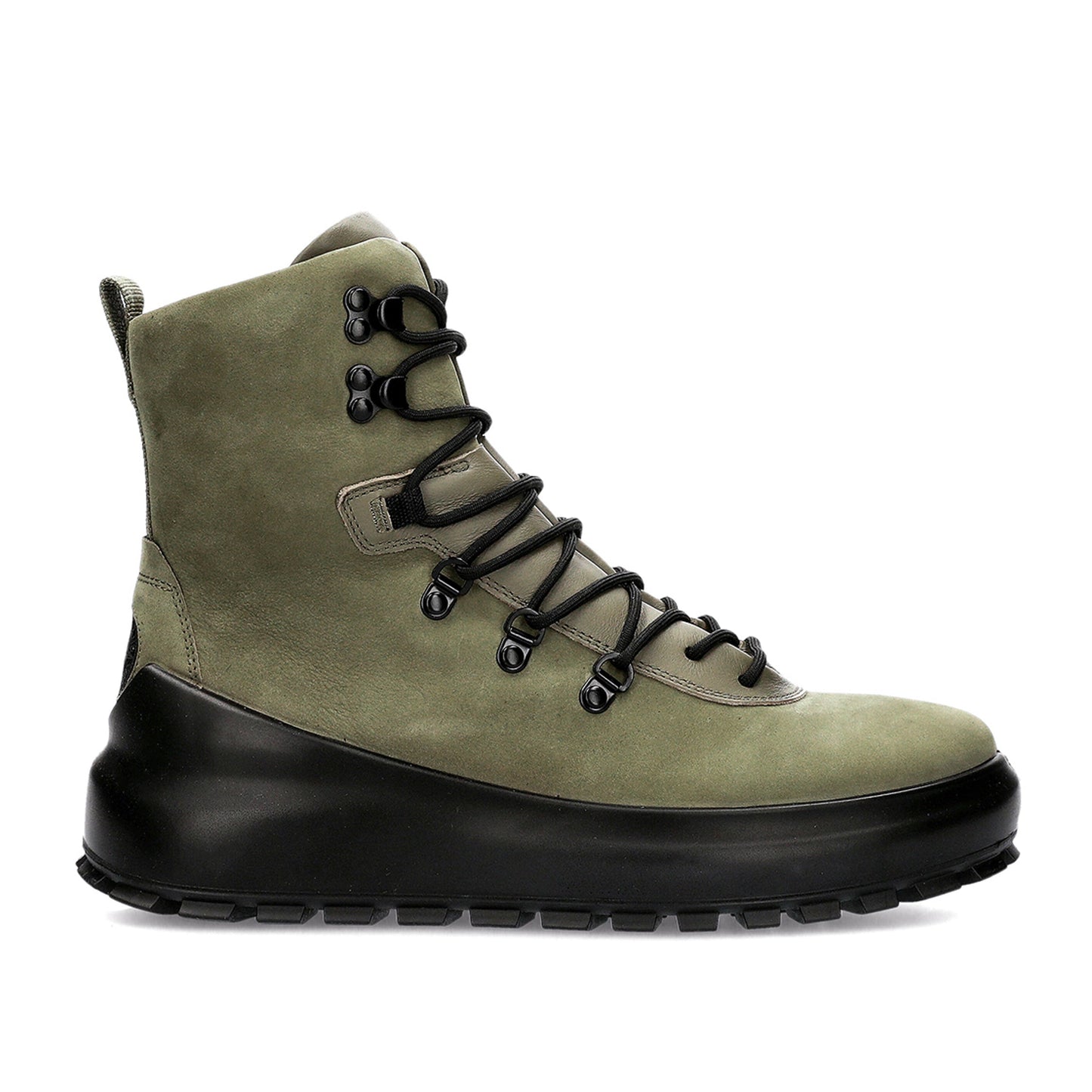 Stone Island Nubuck Boots - Army Grn - Escape Menswear