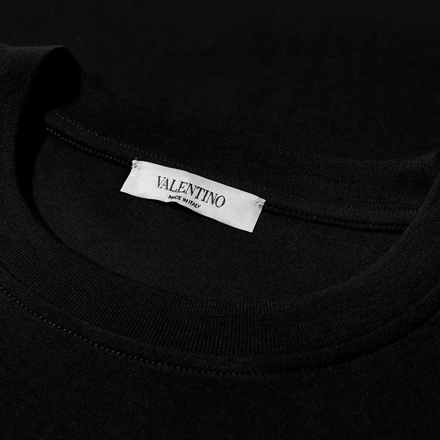 Valentino Logo Print T-Shirt - ONI Blk - Escape Menswear