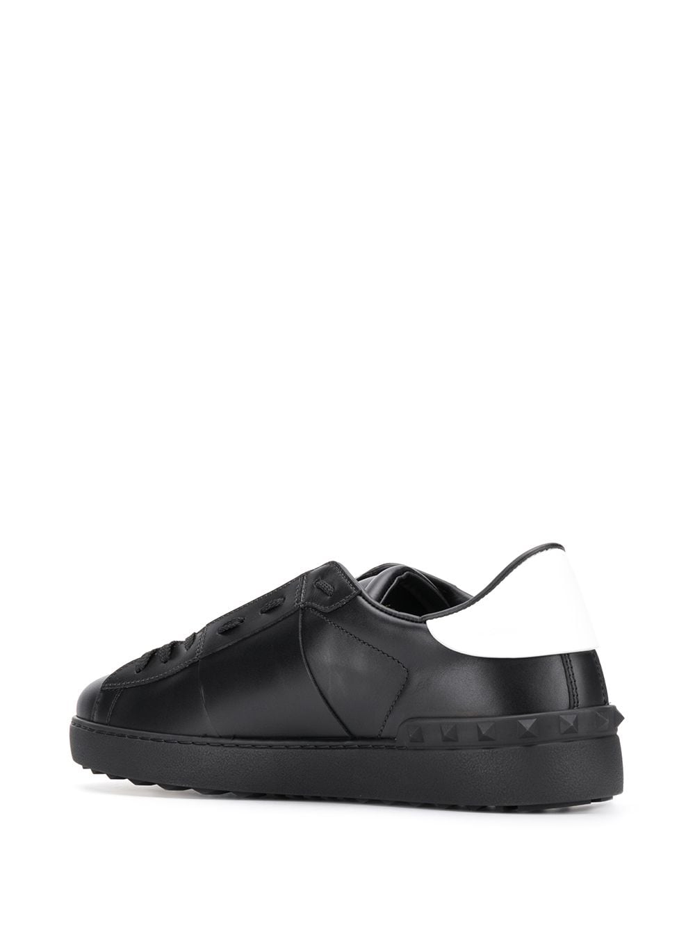 Valentino Logo Sneakers - 0NI Black - Escape Menswear