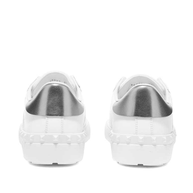 Valentino Logo Sneakers - 2C0 White/Silver - Escape Menswear