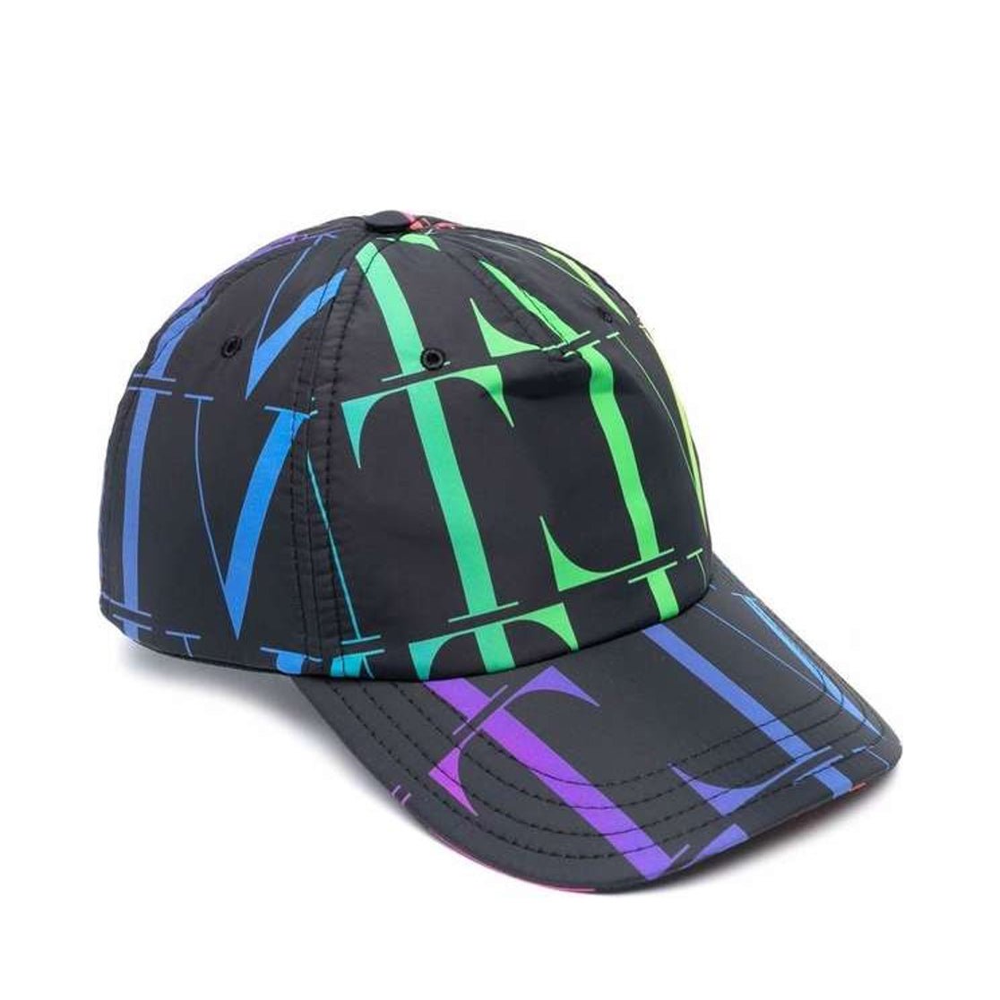 Valentino VLTN Multi Logo Cap - Black Multi - Escape Menswear