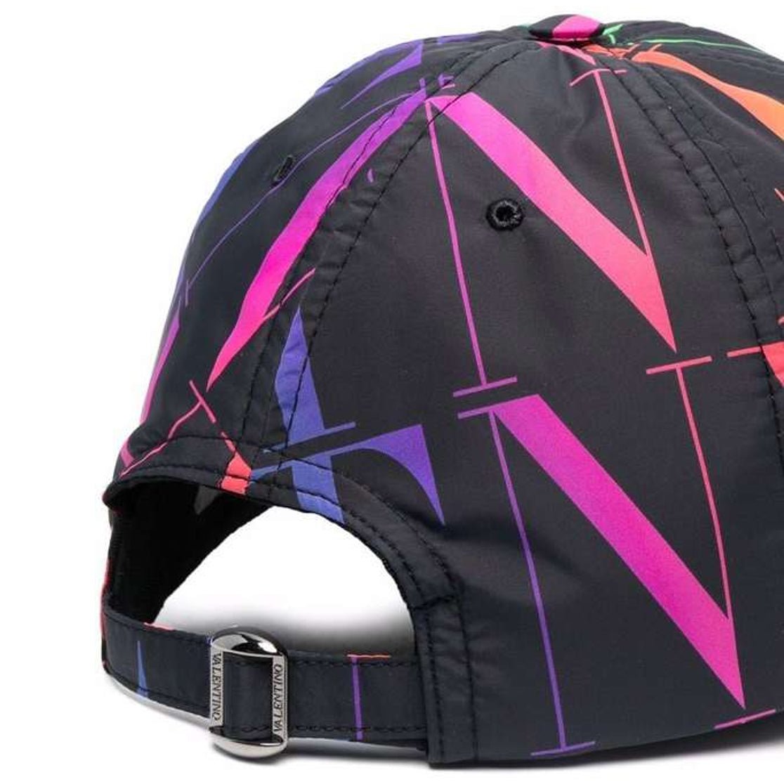 Valentino VLTN Multi Logo Cap - Black Multi - Escape Menswear