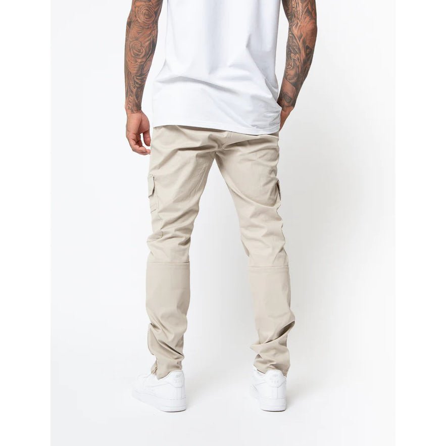 Valere Armando Cargo Trouser - Stone - Escape Menswear