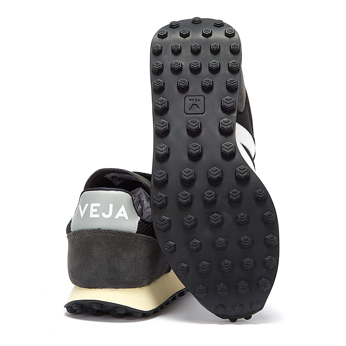 Veja Rio Branco Trainers - Black/White - Escape Menswear