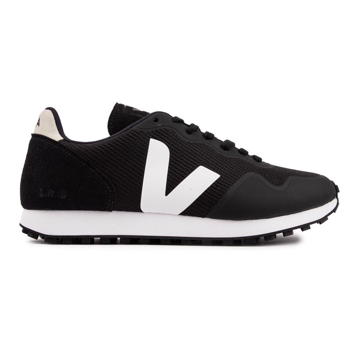 Veja SDU B Mesh Trainers - Black/White - Escape Menswear