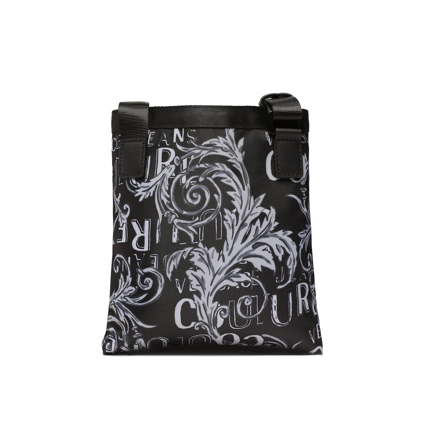 Versace JC Range Logo Sketch Bag - PV3 Black/Grey - Escape Menswear