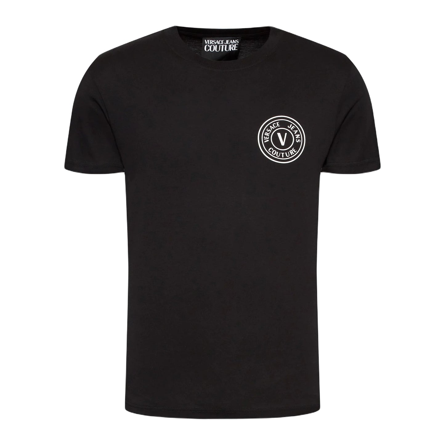 Versace Jeans Couture V Emblem Logo T-Shirt - L01 Black - Escape Menswear