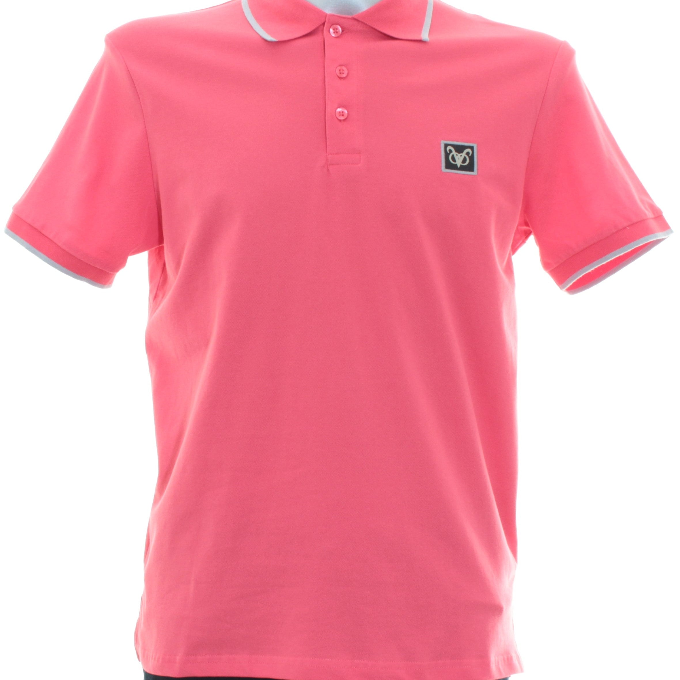 Vito Oliva VOO Tip Polo Shirt - Hot Pink - Escape Menswear