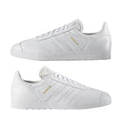 Adidas Originals Gazelle Sneakers - Flat White/Gold - Escape Menswear