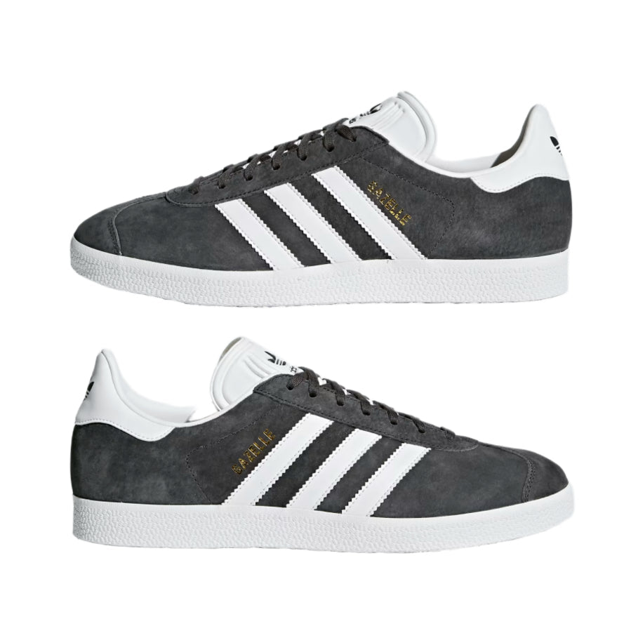 Adidas Originals Gazelle Sneakers - Grey/White - Escape Menswear