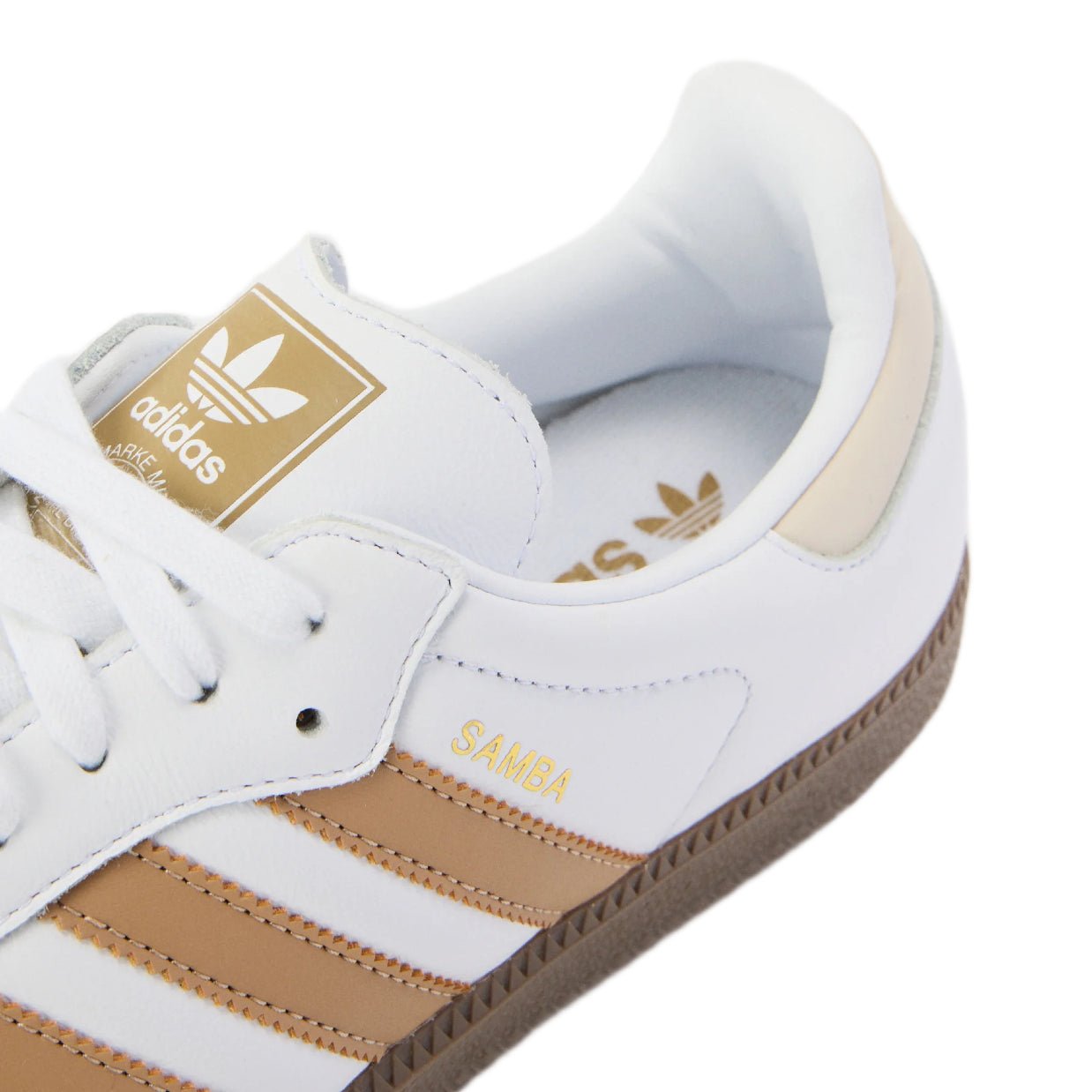 Adidas Originals Samba OG Sneakers - Flat White/Cardboard - Escape Menswear