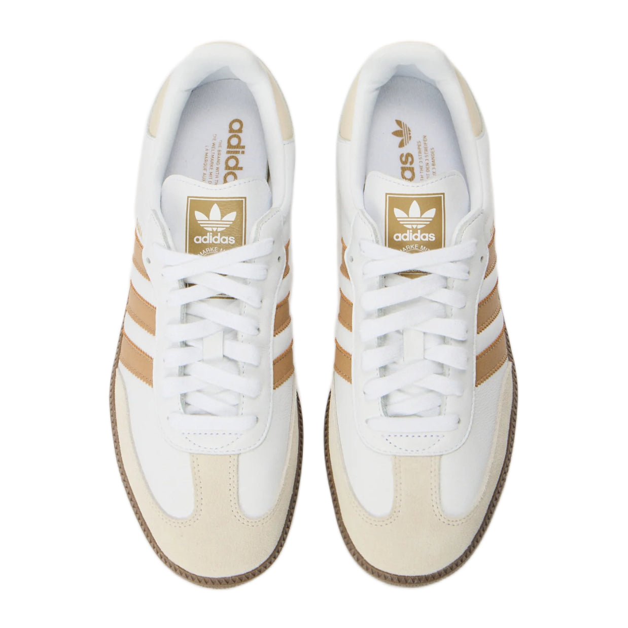 Adidas Originals Samba OG Sneakers - Flat White/Cardboard - Escape Menswear