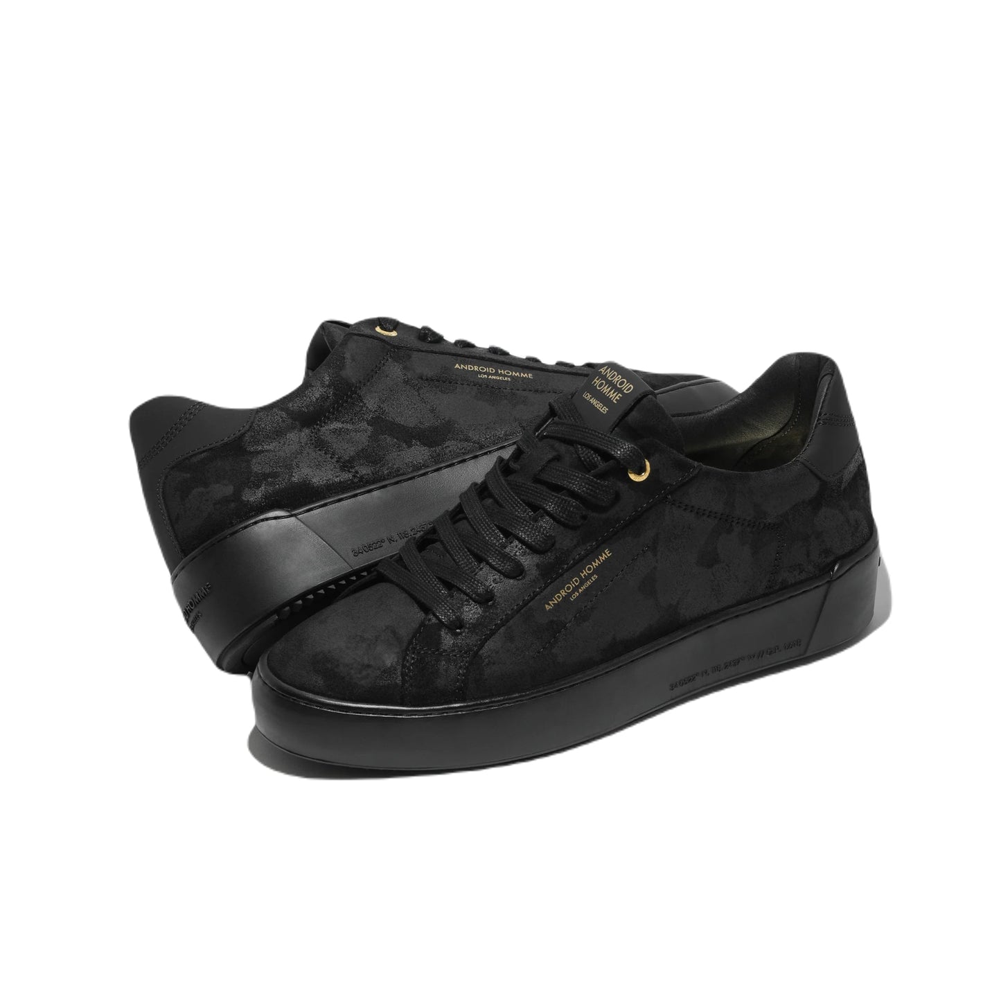 Android Homme ZUMA Suede Trainers - Black Camo - Escape Menswear