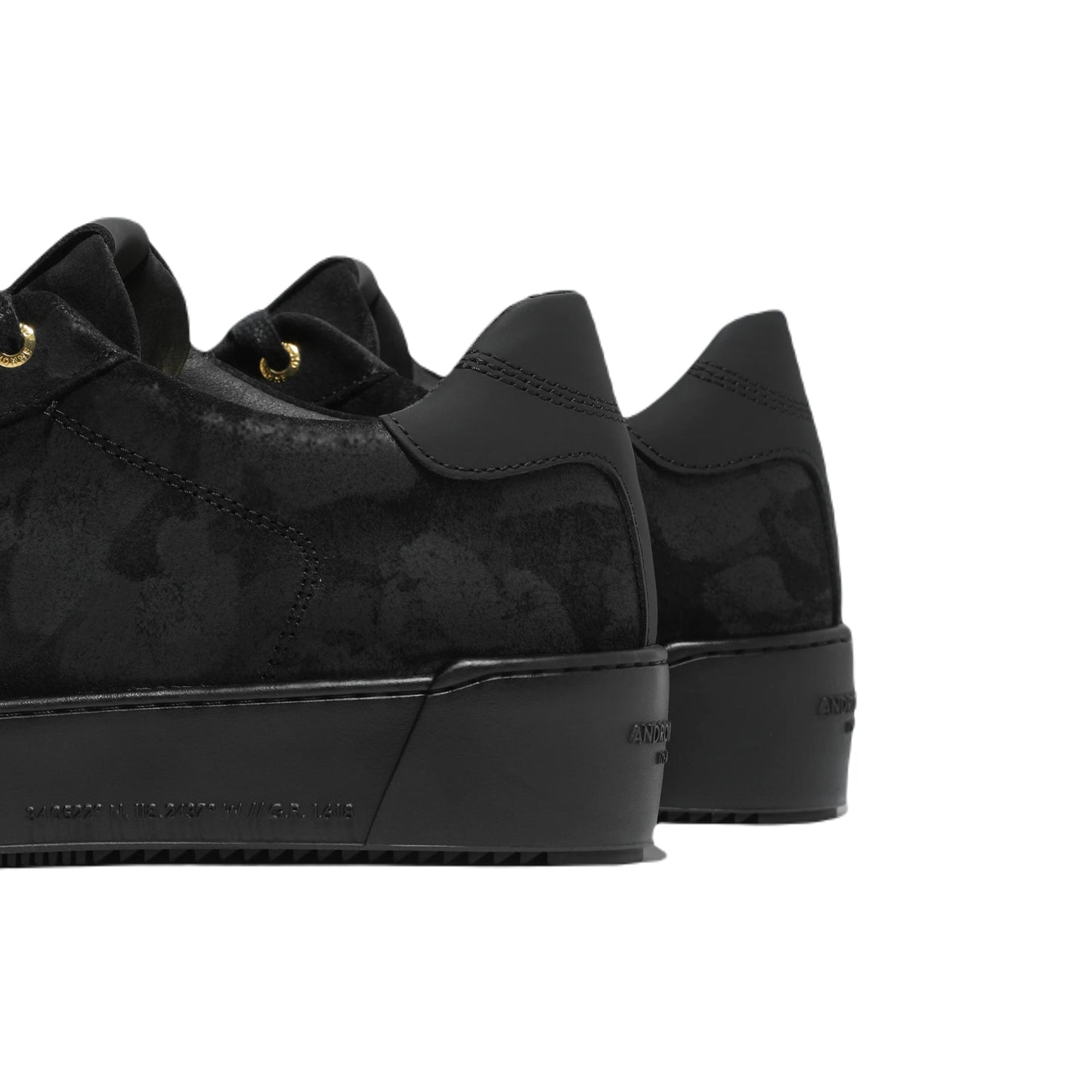 Android Homme ZUMA Suede Trainers - Black Camo - Escape Menswear