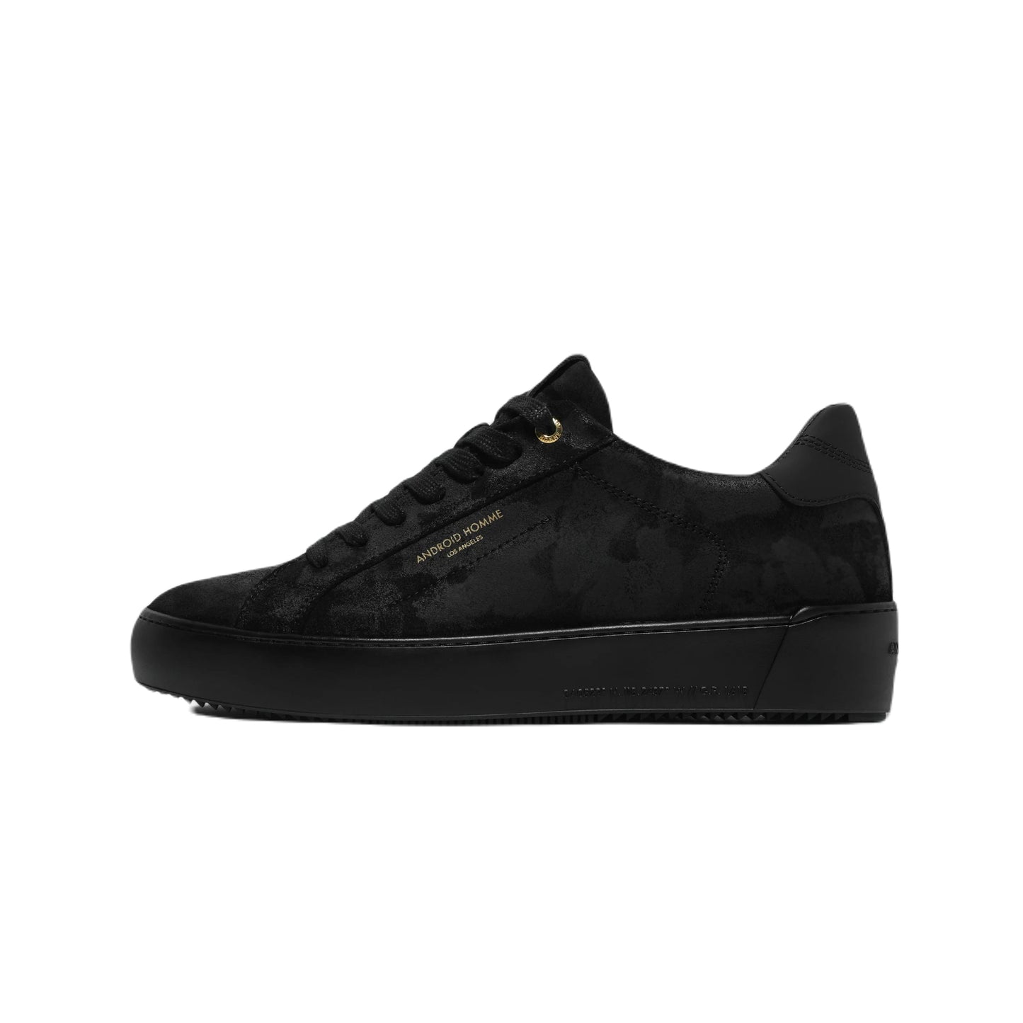 Android Homme ZUMA Suede Trainers - Black Camo - Escape Menswear