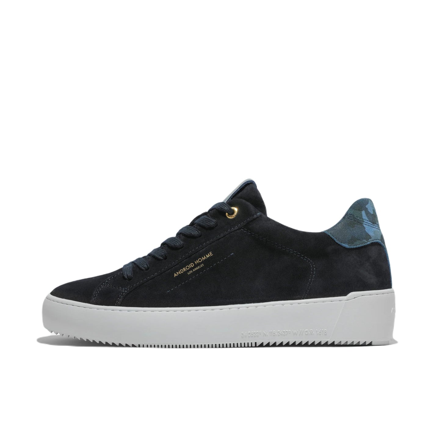 Android Homme ZUMA Suede Trainers - Navy Camo - Escape Menswear