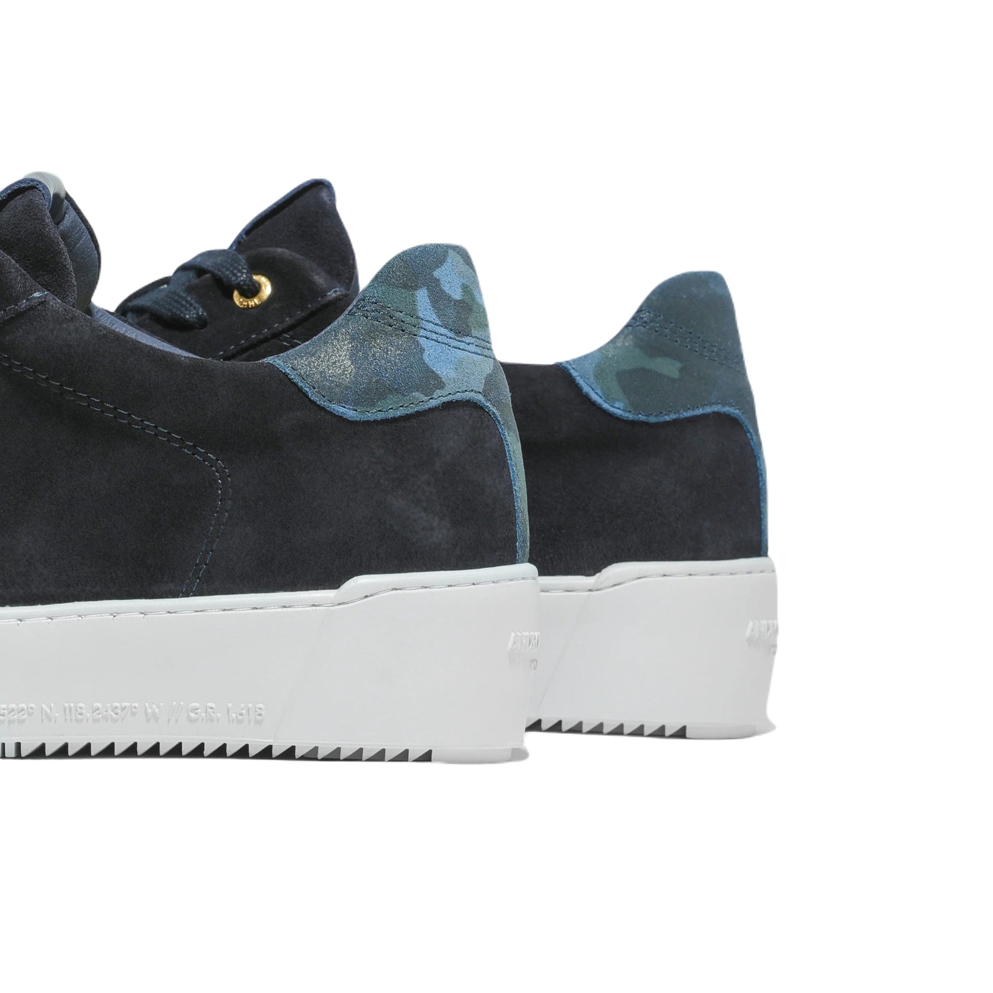 Android Homme ZUMA Suede Trainers - Navy Camo - Escape Menswear