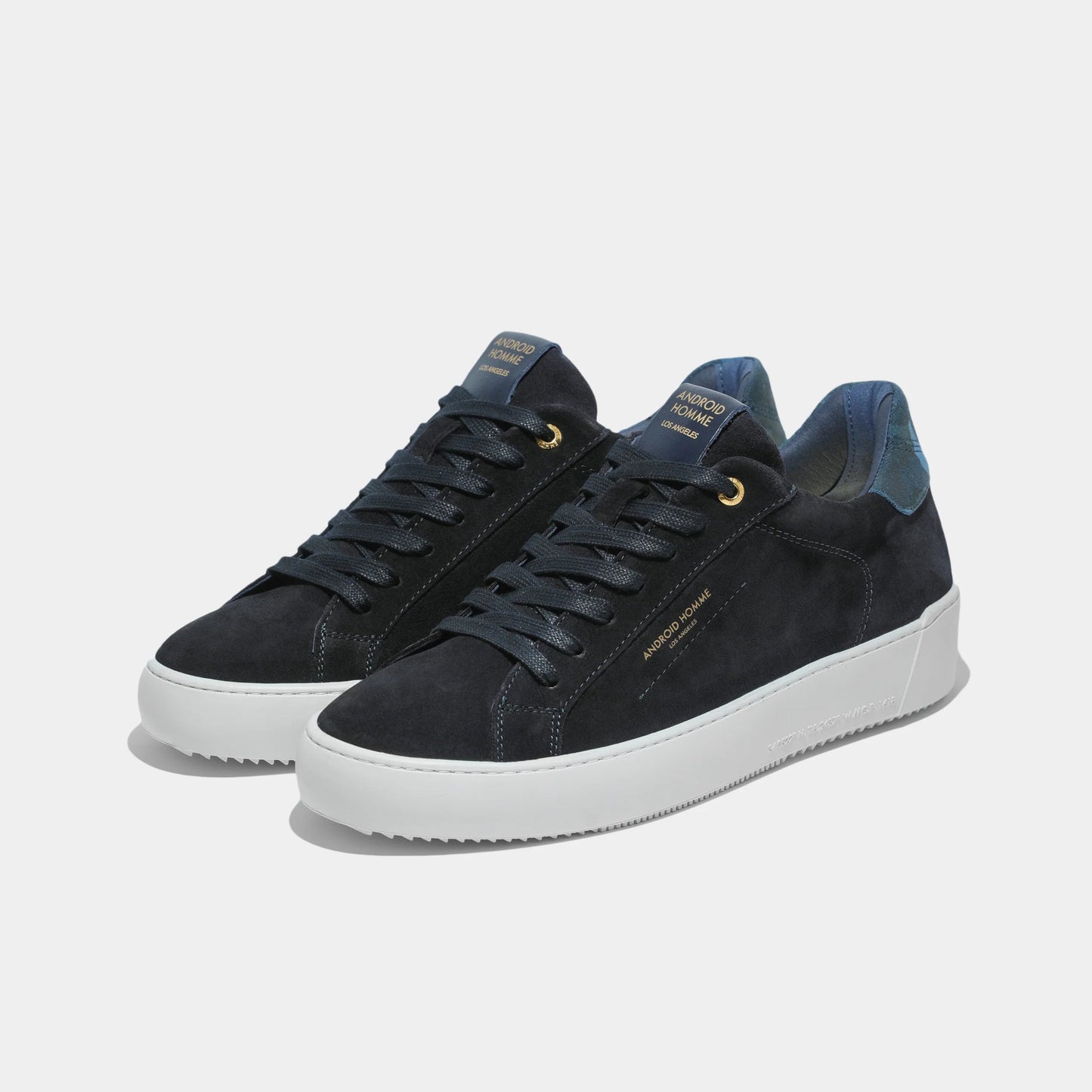 Android Homme ZUMA Suede Trainers - Navy Camo - Escape Menswear