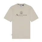 Aquascutum Big Logo T-Shirt - 02 Old White - Escape Menswear