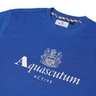 Aquascutum Big Logo T-Shirt - 10 Royal - Escape Menswear