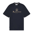 Aquascutum Big Logo T-Shirt - Navy - Escape Menswear
