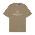 Aquascutum Big Rubber Logo T-Shirt - 38 Khaki - Escape Menswear