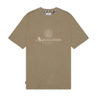 Aquascutum Big Rubber Logo T-Shirt - 38 Khaki - Escape Menswear