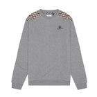 Aquascutum CC Shoulder Fleece Sweatshirt - 53 Dark Grey Melange - Escape Menswear
