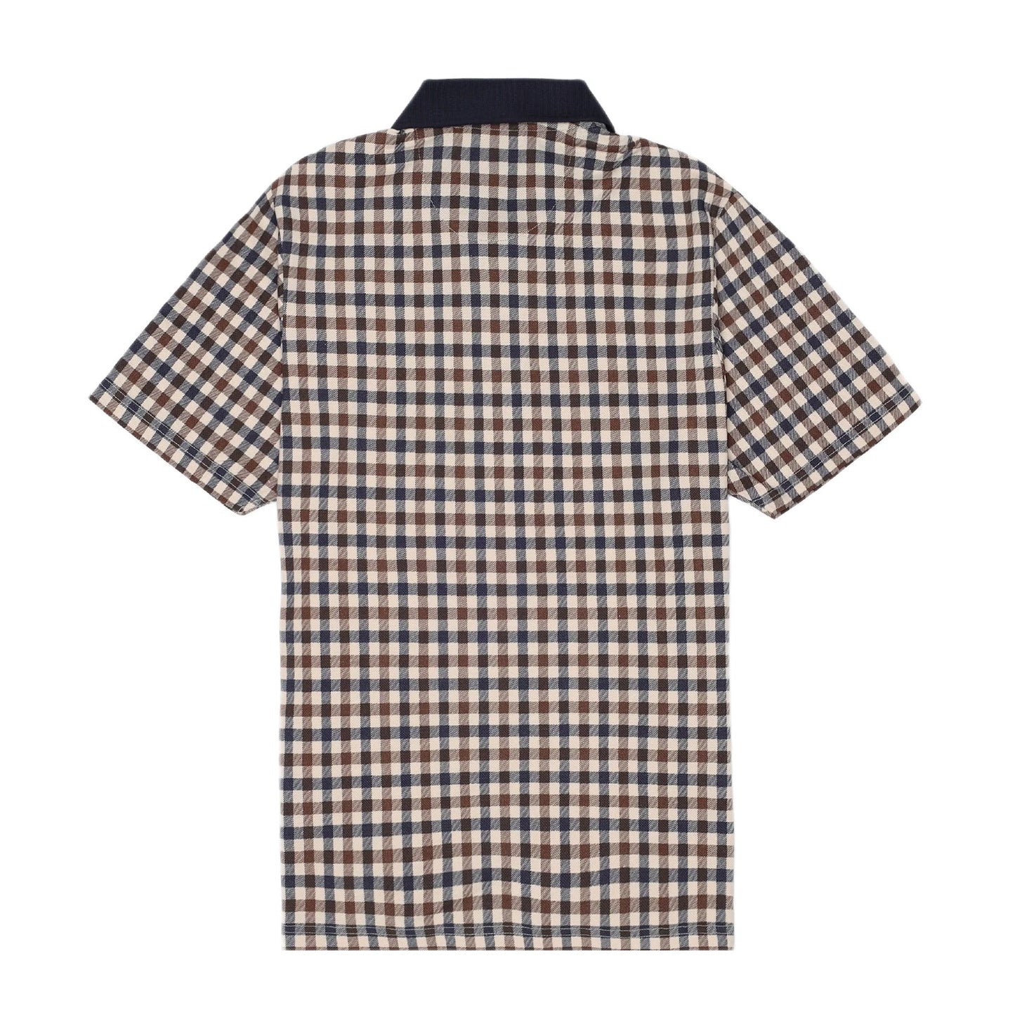 Aquascutum Club Check Iconic Polo - Navy - Escape Menswear