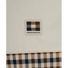 Aquascutum Club Check Panel T-Shirt - 02 Old White - Escape Menswear