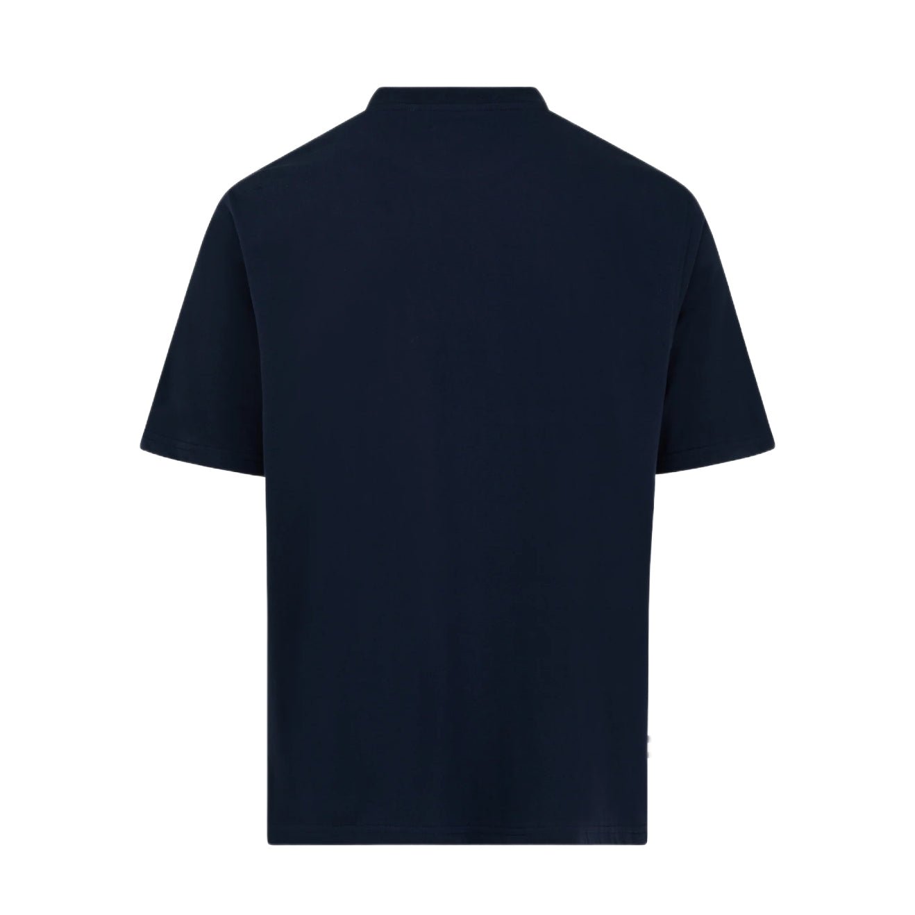 Aquascutum Club Check Panel T-Shirt - 11 Navy - Escape Menswear