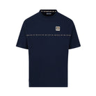 Aquascutum Club Check Piping T-Shirt - 11 Navy - Escape Menswear
