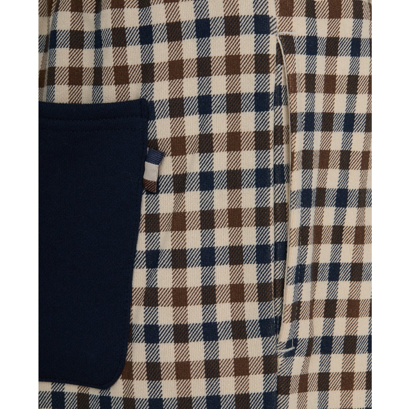 Aquascutum CLUB CHECK Shorts - 11 Navy - Escape Menswear