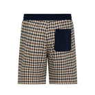 Aquascutum CLUB CHECK Shorts - 11 Navy - Escape Menswear