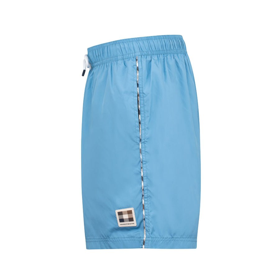 Aquascutum Club Piping Beach Shorts - 18 Avio - Escape Menswear