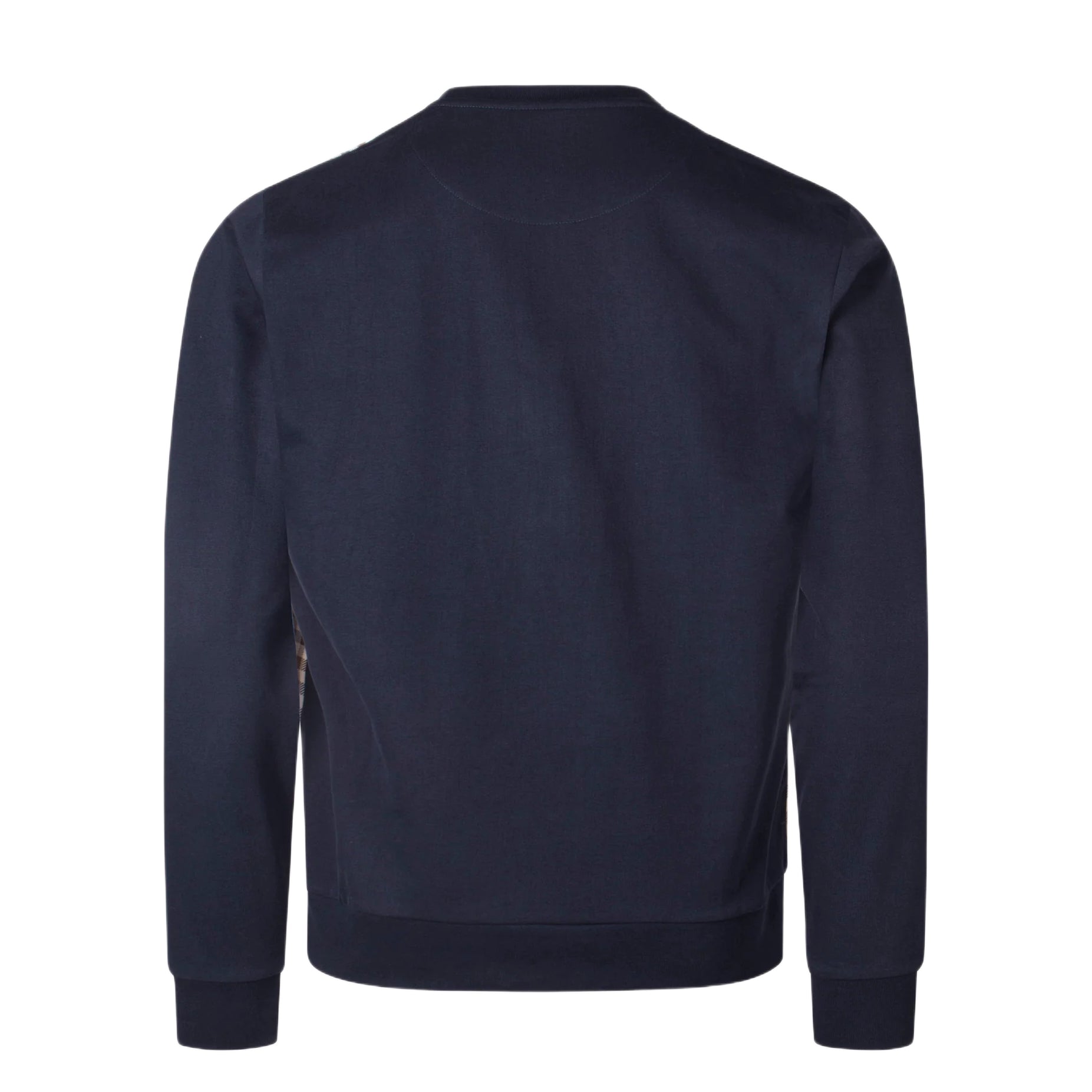 Aquascutum Iconic Front Crewneck Sweatshirt - Navy - Escape Menswear