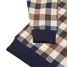 Aquascutum Iconic Pocket Fleece Sweatshirt - 30 Macro Club Check - Escape Menswear