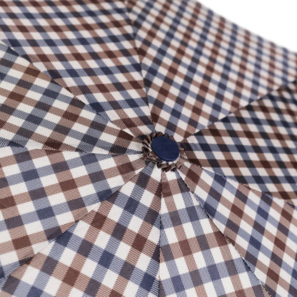 Aquascutum Iconic Pocket Umbrella - 28 Club Check Navy - Escape Menswear