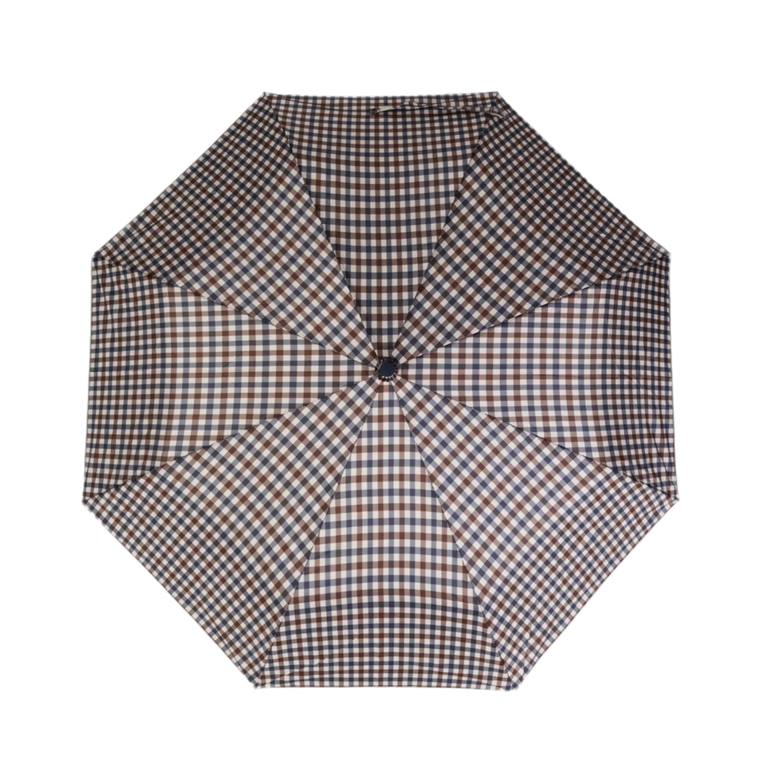 Aquascutum Iconic Pocket Umbrella - 28 Club Check Navy - Escape Menswear