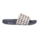 Aquascutum Iconic Sliders - Club Check Navy - Escape Menswear