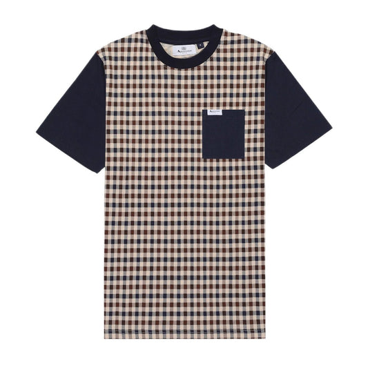 Aquascutum Iconic Solid Pocket T-Shirt - Navy - Escape Menswear