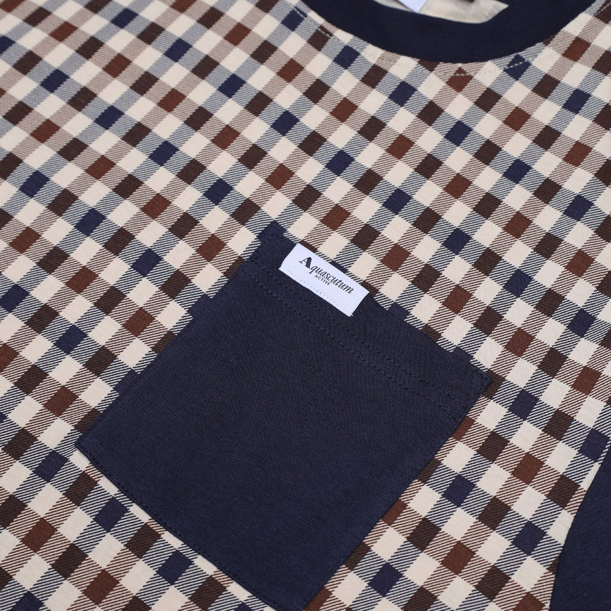 Aquascutum Iconic Solid Pocket T-Shirt - Navy - Escape Menswear